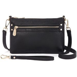 Small Crossbody Purse Leather Wristlet Purses With Zier Pocket -_-